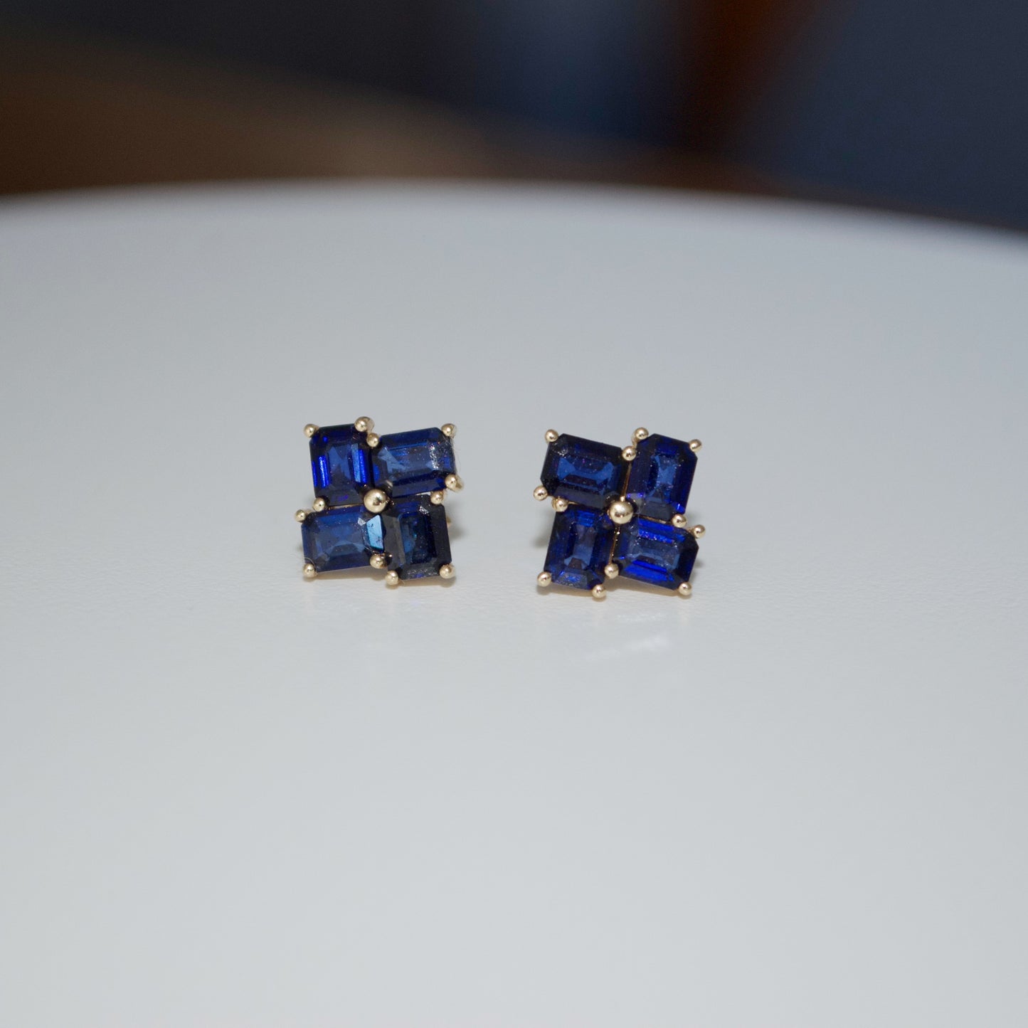 Aretes de Zafiro