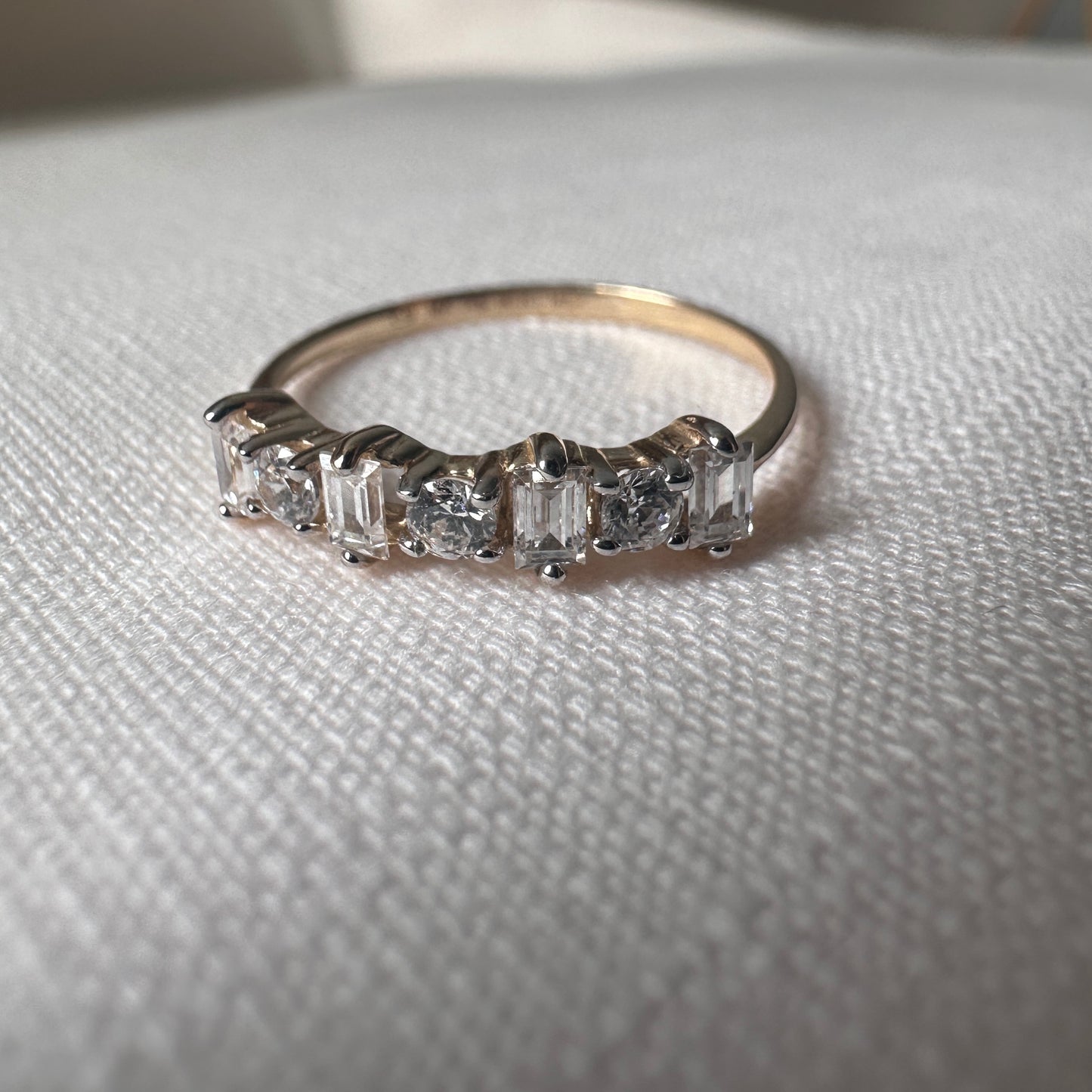 Churumbela con circonias oro de 14k