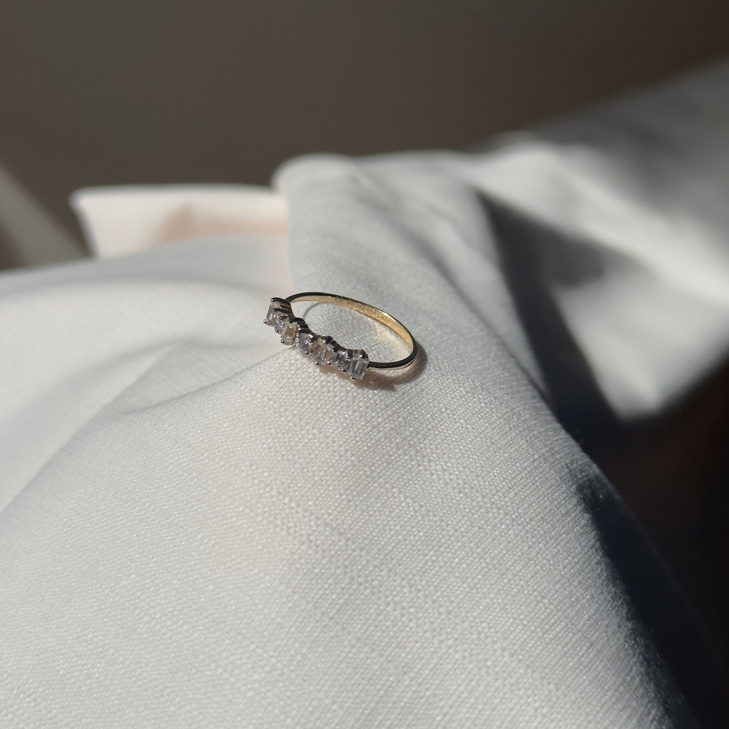 Churumbela con circonias oro de 14k